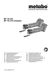 Metabo MT 18 LTX Compact Originalbetriebsanleitung