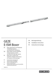 GEZE E-ISM Boxer Montageanleitung