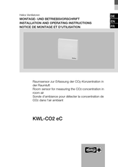 Helios KWL-CO2 Montage- Und Betriebsvorschrift