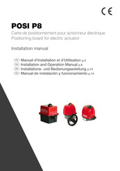 Valpes POSI P8 Installations- Und Bedienungsanleitung