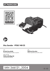 Parkside PTSG 140 C2 Originalbetriebsanleitung