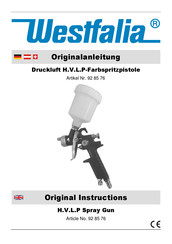 Westfalia 92 85 76 Originalanleitung