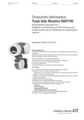 Endress+Hauser NRF590 Technische Information