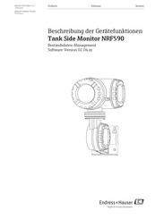 Endress+Hauser NRF590 Bedienungsanleitung