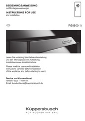 KÜPPERBUSCH FG8800.1i Bedienungsanleitung