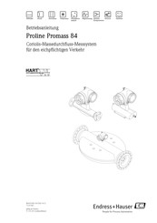 Endress+Hauser Proline Promass 84 Betriebsanleitung