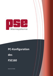 PSE Elektronik FSE160 Bedienungsanleitung