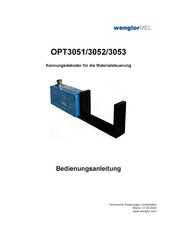 Wenglor OPT3051 Bedienungsanleitung