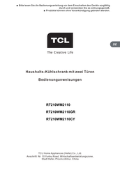TCL RT210WM2110 Bedienungsanweisungen