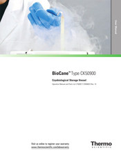 Thermo Scientific BioCane 34 CK509X3 808 Betriebshandbuch