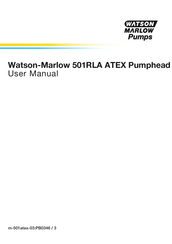 Watson Marlow Pumps 501RL2GA ATEX Bedienungsanleitung