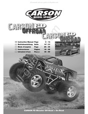 Carson FD Monster Off-Road+On-Road Betriebsanleitung