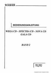 Wersi SPECTRA CD Bedienungsanleitung