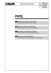 Boffi Pipe RGGN021 Montage Und Service