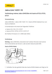 Jabra Link 14201-10 Bedienungsanleitung