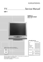Grundig LCD 51-9310 DOLBY Serviceanleitung