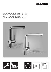 Blanco BLANCOLINUS-S ND Montage- Und Pflegeanleitung