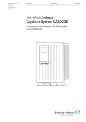 Endress+Hauser Liquiline System CA80COD Betriebsanleitung