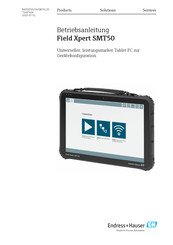 Endress+Hauser Field Xpert SMT50 Betriebsanleitung