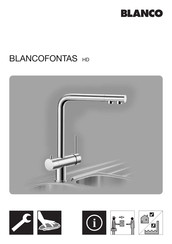 Blanco BLANCOFONTAS HD Montage- Und Pflegeanleitung