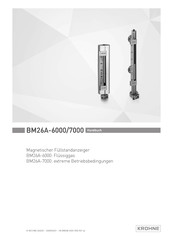 KROHNE BM26A-7000 Serie Handbuch
