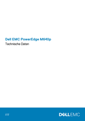 Dell EMC PowerEdge M640p Technische Daten