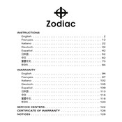 Zodiac 8371B Bedienungsanleitung