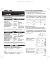Sharp ELSI MATE EL-320W Bedienungsanleitung
