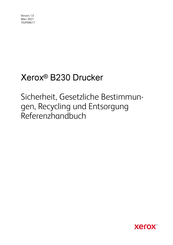 Xerox B230 Referenzhandbuch