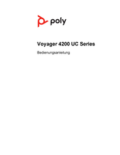 Plantronics Poly Voyager 4200 UC Serie Bedienungsanleitung