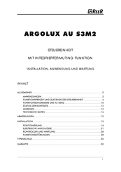 reer ARGOLUX AU S3M2 Anleitung Für Bedienung, Installation, Anwendung Und Wartung