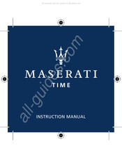 Maserati TIME Bedienungsanleitung