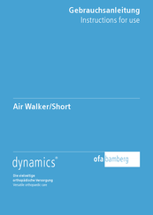 Ofa Bamberg dynamics Air Walker/Short Gebrauchsanleitung