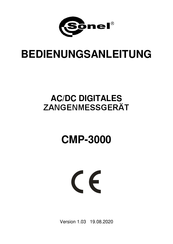 Sonel CMP-3000 Bedienungsanleitung