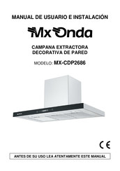Mx Onda MX-CDP2686 Benutzer- Und Installationshandbuch