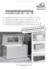 biohort FreizetBox 100 Zusammenbauanleitung