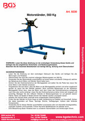 BGS technic 9230 Bedienungsanleitung