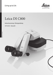 Leica MICROSYSTEMS DI C800 Gebrauchsanweisung Und Montageanleitung
