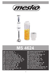 Mesko MS 4624 Bedienungsanweisung