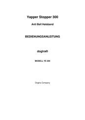 Dogtra YS300 Bedienungsanleitung