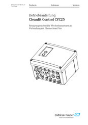 Endress+Hauser Cleanfit Control CYC25 Betriebsanleitung