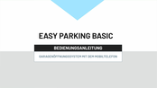 Baintex EASY PARKING BASIC Bedienungsanleitung