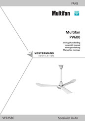 Multifan VF9258C Montageanleitung