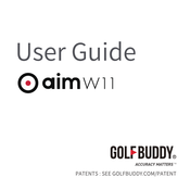 Golfbuddy aim W11 Bedienungsanleitung