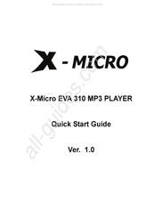 X-Micro XMP3X-F512 Schnellstartanleitung