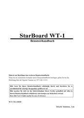 Hitachi StarBoard WT-1 Benutzerhandbuch