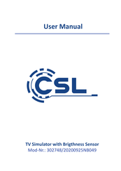 CSL 20200925NB049 Bedienungsanleitung