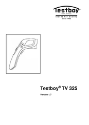 TESTBOY TV 325 Bedienungsanleitung