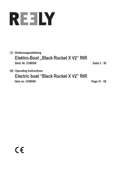 Reely Black Rocket X V2 Bedienungsanleitung
