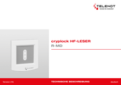 telenot cryplock HF-LESER R-MD Technische Beschreibung